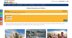 Desktop Screenshot of hoteleseconomicosmexico.com