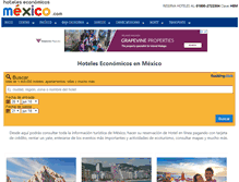 Tablet Screenshot of hoteleseconomicosmexico.com